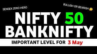 Bullish Or Bearish  Important Level for 3 May  NIFTY  BANKNIFTY  Ep18 [upl. by Oilasor181]