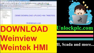 Download Upload HMI Weinview Weintek TK6070iQ dùng USB [upl. by Binetta]