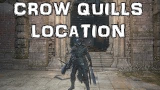 Dark Souls 3 Ashes of Ariandel DLC  Crow Quills RapierClaw Location [upl. by Anrak]