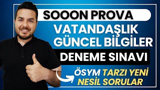 SOOON PROVA I VATANDAŞLIKGÜNCEL DENEME SINAVI I ENES HOCA [upl. by Elyak]