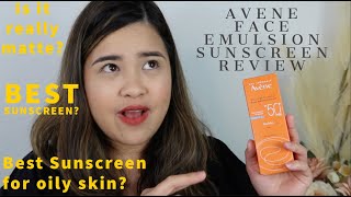 Sunscreen Sunday Series  AVÈNE FACE EMULSION SUNSCREEN [upl. by Samira]