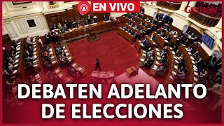 🔴 EN VIVO l Congreso decide hoy si reconsidera votación y aprueba el adelanto de elecciones [upl. by Fabriane]