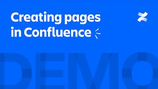 Creating pages in Confluence  Atlassian [upl. by Vilhelmina59]