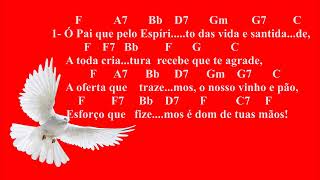 20º OFERTÓRIO Ó PAI QUE PELO ESPÍRITO SOLENIDADE DE PENTECOSTES [upl. by Assiran]