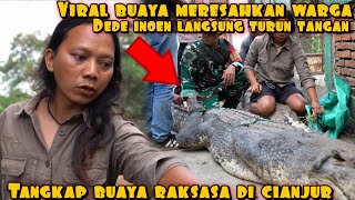 BUAYA RAKSASA MERESAHKAN WARGA CIANJUR  DEDE INOEN AUTO TURUN TANGAN [upl. by Harriette694]