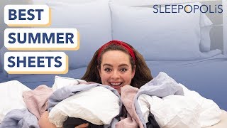 Best Bed Sheets for Summer  How to Sleep Cool Through the Hot Months [upl. by Iphigeniah]