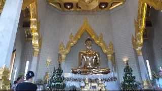 Visita Templo del Buda de Oro Wat Traimit Bangkok [upl. by Seto58]