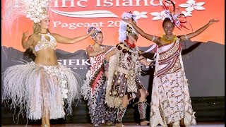 Miss Pacific Islands Pageant  Sarong Wear Talent amp Island Creations [upl. by Nyrek]