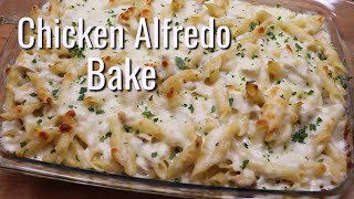 Chicken Alfredo Bake  MOLCS Easy Recipes [upl. by Aikemat]