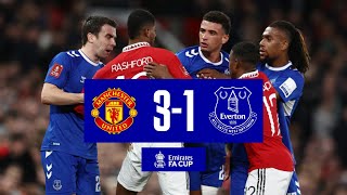 MAN UNITED 31 EVERTON  FA Cup highlights [upl. by Pepper]