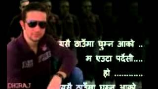 Nepali songs karaoke with lyrics Timilai Dekhera Himal Haseko [upl. by Jenkel]