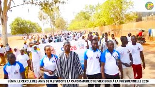 DEPUIS PARAKOU DES JEUNES SUSCITENT LA CANDIDATURE DOLIVIER BOKO À LA PRÉSIDENTIELLE 2026 [upl. by Reiche]