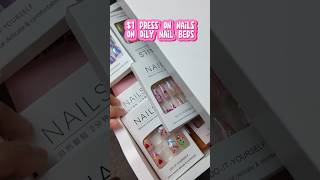 1 Press Nails 💅 pressonnails pressonnailset temunails temu howtopressonnails nailsathome [upl. by Hauck]