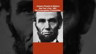 New Years Day 1863  Lincoln Issues the Emancipation Proclamation januaryhistory [upl. by Myrle]