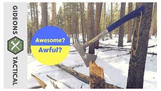 Awesome or Awful Estwing 16quot Campers Axe [upl. by Elades]