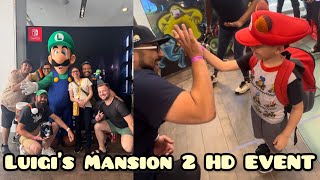 Luigi’s Mansion 2 HD Event at Nintendo NY  Sharing the Activities and My Experience [upl. by Ahsinyar]