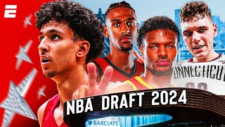 2024 NBA Draft Round 1 on ESPN Live reaction to every pick amp trade  Hoop Collective 🏀 [upl. by Zizaludba949]