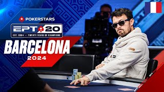 EPT Barcelona 2024 5K€ MAIN EVENT  Jour 4 avec Benny amp Yu ♠️ PokerStars en Français [upl. by Kirrad393]