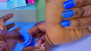 Dipping nails for beginners diynails kampala uganda gelnails nails trending dippingpowder [upl. by Eiramanig]