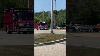 Algonquin  lake in the hills ambulance responding [upl. by Ttergram741]