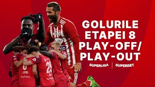 TOATE GOLURILE ÎN 2 MINUTE Etapa 8 din playoff și din playout SUPERLIGA 202324 [upl. by Lachance]