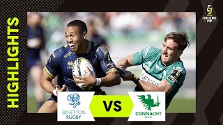 Highlights  Benetton Rugby v Connacht Rugby Round of 16  EPCR Challenge Cup 202223 [upl. by Nnayllas66]