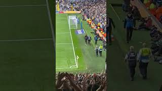 Hannibal Mejbri celebrating in front of Leeds fans [upl. by Rebor]