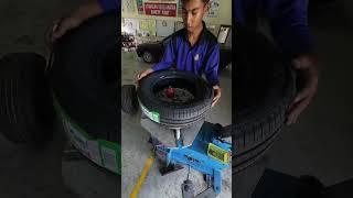 CAR TYRE REPLACEMENT AIRMAC TYRE CHANGER MACHINE automotive tyrechangermachine diy [upl. by Biron]