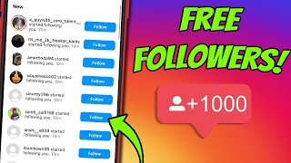 How to Increase Followers on Instagram  Free Instagram Followers Android iOS [upl. by Cassondra]