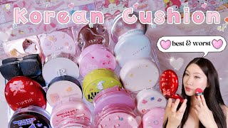 BEST amp WORST Korean Cushion Foundation HONEST Review TIRTIR Unleashia etc kbeauty koreanmakeup [upl. by Fernando492]