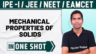 Class11 Chapter10 Oneshot Physics  Mechanical Properties of Fluid One Shot  Class11 JEE NEET CBSE [upl. by Enamrahc412]