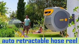 Best Retractable Garden Hose Reel Review — 2020  How To Assemble amp Mount Auto Reel 20m amp 30m [upl. by Eiznyl]