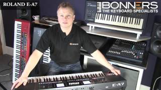 Roland EA7 Keyboard UK Demo Part 1 Overview amp Sounds [upl. by Trent]