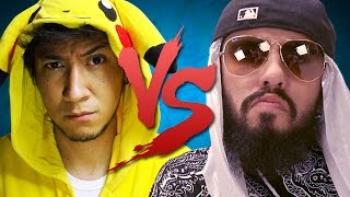 Hiro VS Mussoumano  Batalha de Youtubers [upl. by Airbmak]