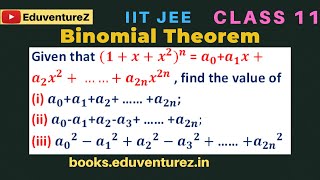 Given that 〖1xx2〗n  a0a1 xa2 x2 ……a2n x2n  find the value of i a0a1a2 [upl. by Lim]