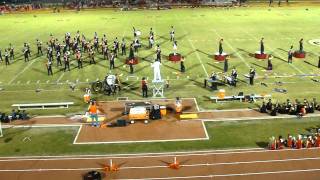 Delcambre High School Marching Band  DHS vs CHS Halftime performance 102711 [upl. by Asi59]