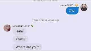 Bottoms Get Hurt  Haikyuu Texts  Kagehina Tsukiyama Iwaoi and more [upl. by Torto]