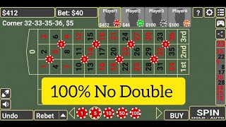 💢 This No Double Corners Betting Strategy Help to increase lot of Profit at Roulette [upl. by Zere]