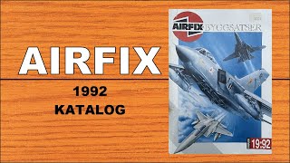 AIRFIX BYGGSATSER 1992 KATALOG 43 4K [upl. by Nirehtak740]