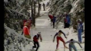 SkidVM 1985  Seefeld  4x10 km sista sträckan 1 av 3 [upl. by Oitaroh]