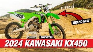 The New 2024 Kawasaki KX450 is Here  Full Bike Breakdown [upl. by Euqinehs]