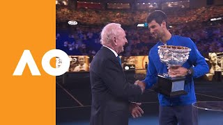 Celebrating Rod Laver 50 years on  Australian Open 2019 [upl. by Aradnahc276]