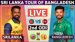 Live Bangladesh vs Sri Lanka Live 2nd ODI  BAN vs SL Bangladesh live match  GTV Live cricketlive [upl. by Nnalyrehc]