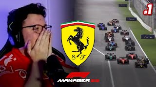 F1 MANAGER 23  Salvando a Ferrari 1  GP Baréin  Víctor Abad [upl. by Aerdua]