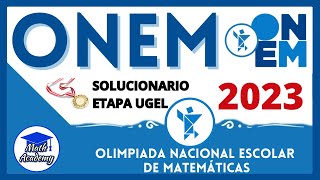 SOLUCIONARIO ONEM 2023 ETAPA UGEL NIVELES 2 Y 3 [upl. by Eilatam]