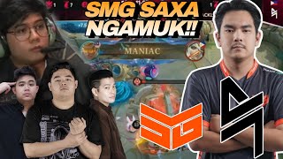 SMG SAXA NGAMUK  BANTAI BLACKLIST SAMPE MANIAC  SMG VS BLACKLIST MATCH 2  M5 [upl. by Aimej]