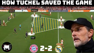 How Tuchels Genius Tactical Change Saved Bayern  Analysis  Bayern Munich 22 Real Madrid [upl. by Caressa46]