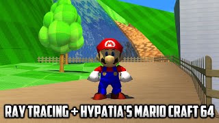 ⭐ Super Mario 64 PC Port  Ray Tracing  Hypatias Mario Craft 64 Texture pack [upl. by Lilith740]