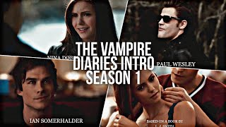 The Vampire Diaries Season 1 Intro Concept [upl. by Ludie]