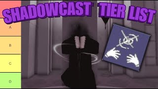 THE SHADOWCAST tier list  Deepwoken [upl. by Eniac]